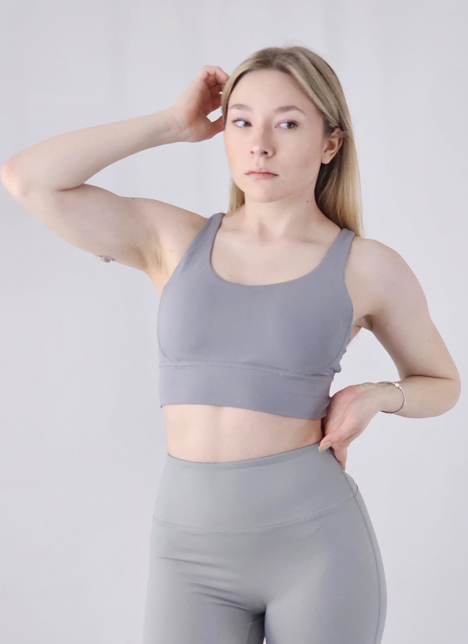 Harmony Sportski Top Gray - Slika 2