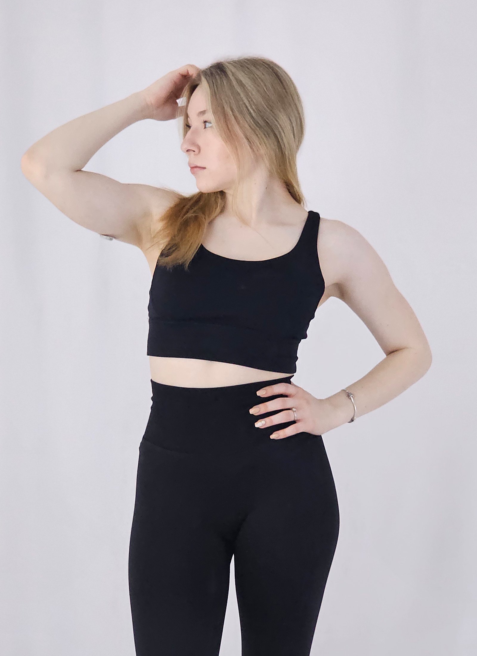 Harmony Sportski Top Black - Slika 2