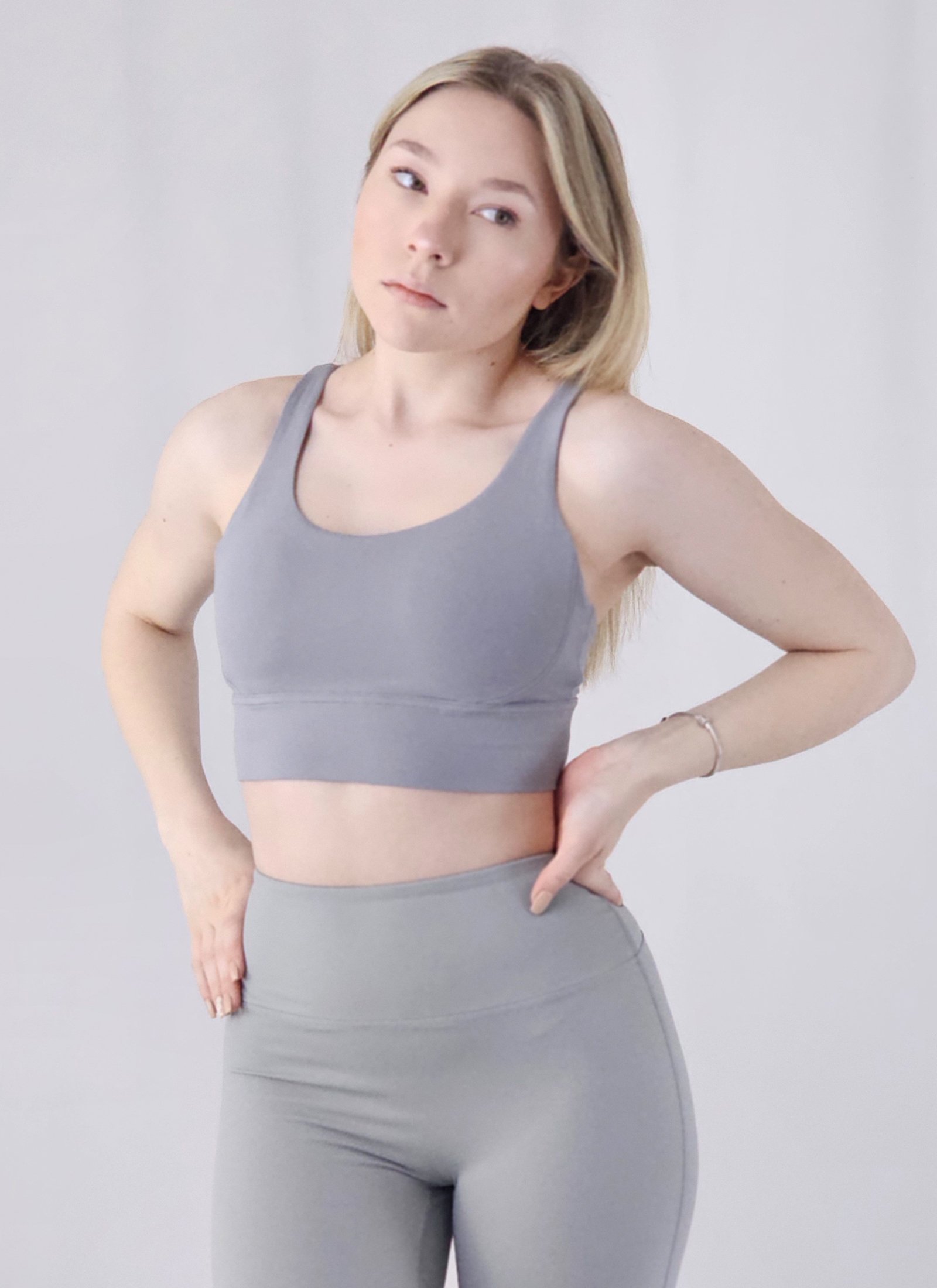 Harmony Sportski Top Gray - Slika 3