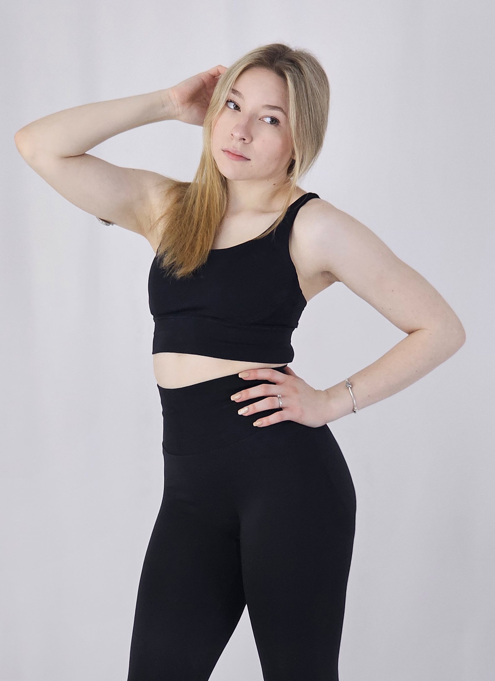 Harmony Sportski Top Black - Slika 3