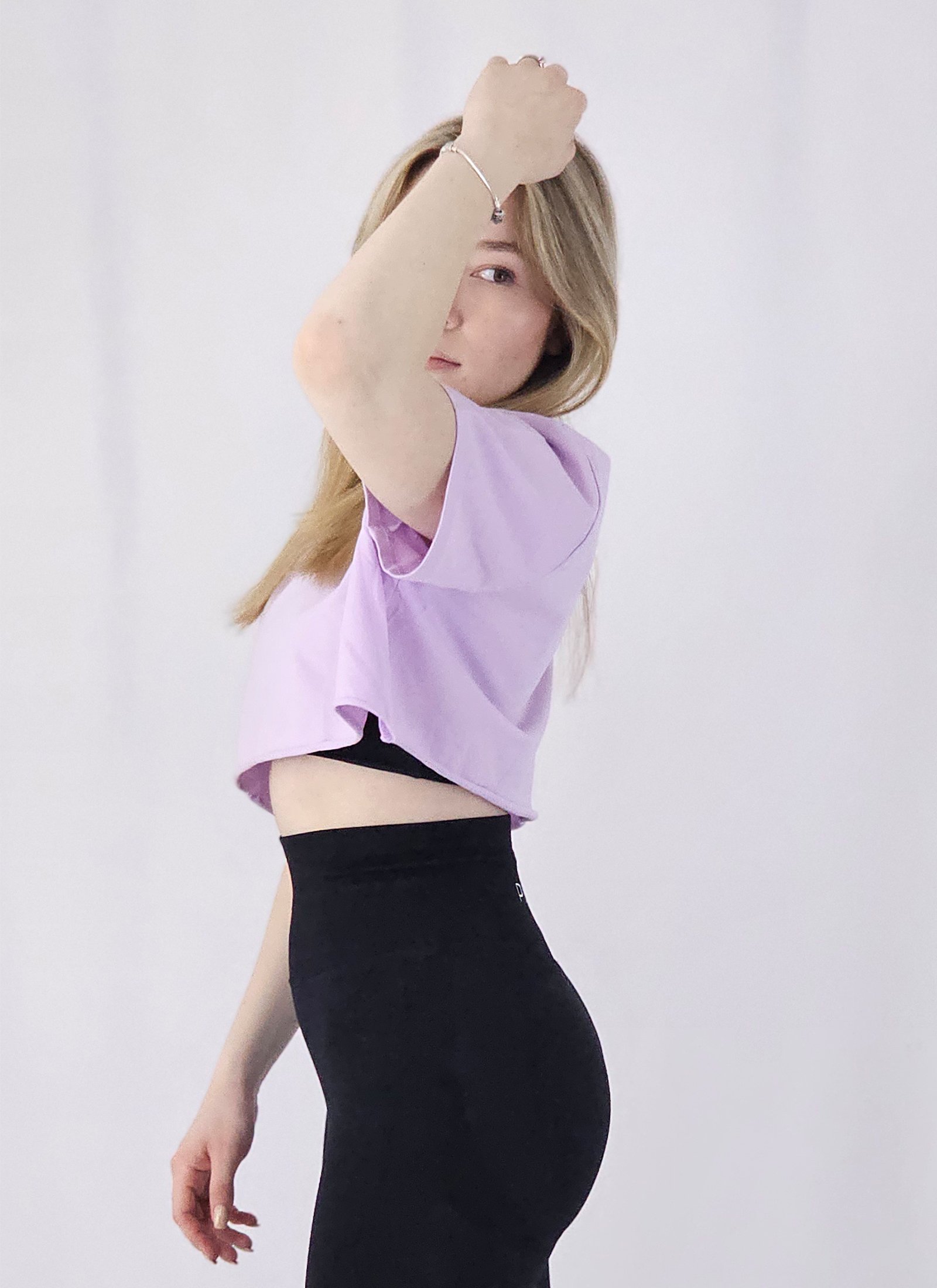 Gym-Tee Petal Pink - Slika 4