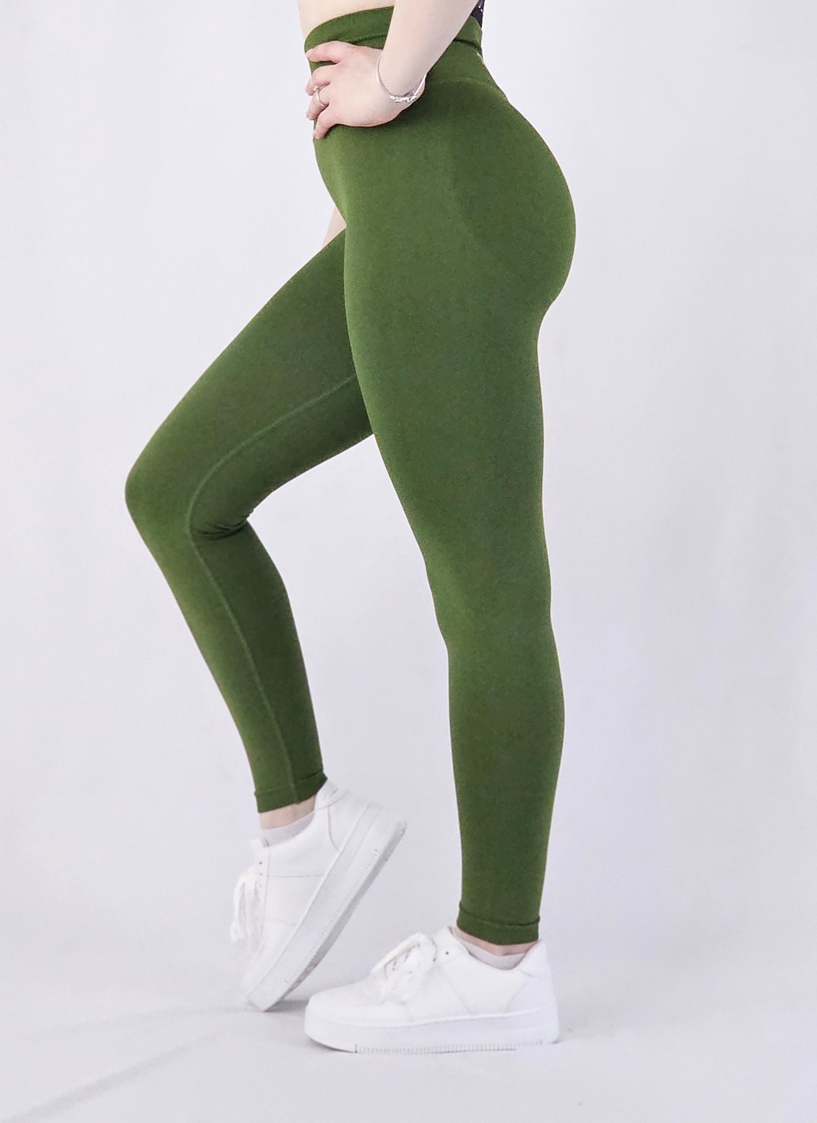 Eclipse Scrunch Tajice Forest Green - Slika 3